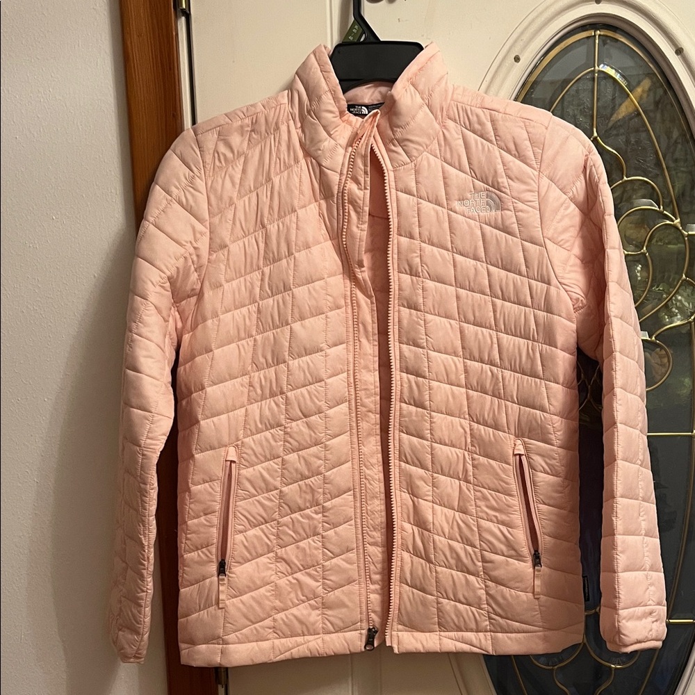 The North Face Women's Light Pink Puffer Jacket